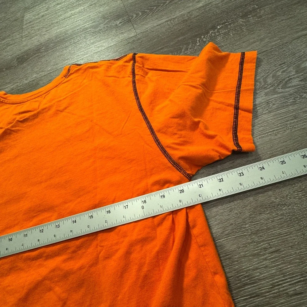 Cincinnati Bengals NFL Shirt‎ Mens XL Orange Logo Graphic Spellout Team Apparel